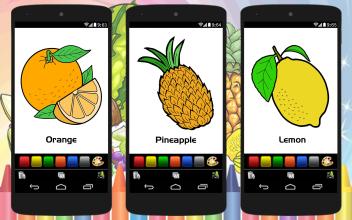 Fruits and Vegetables Coloring Pages截图1