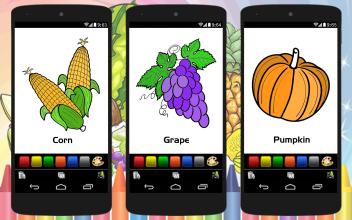 Fruits and Vegetables Coloring Pages截图4