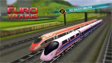 3D Euro Train Station 2018截图3