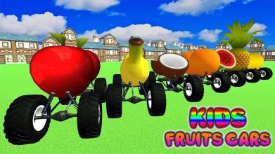 Fruit and Vegetable Smash Cars Kids Learning Game截图5