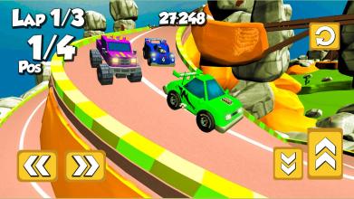 Ultimate Super Kart Racers 3D Star Race on Wheels截图2