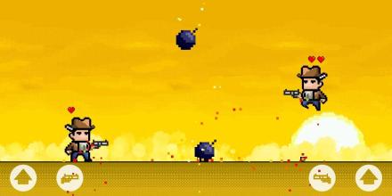 Jumping Guns  2 Players Shooting Game截图1