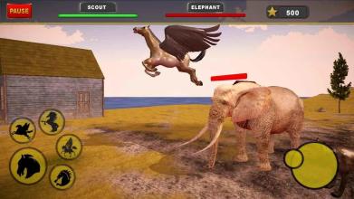 Flying Horse Simulator  New Unicorn Pegasus Sim截图4