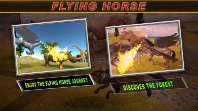 Flying Horse Simulator  New Unicorn Pegasus Sim截图5