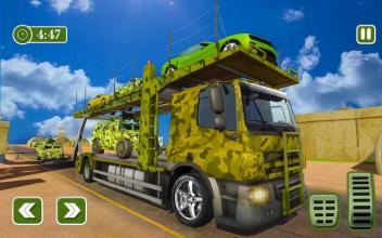 Army Car Transporter 2019  Airplane Pilot Games截图1