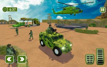 Army Car Transporter 2019  Airplane Pilot Games截图4