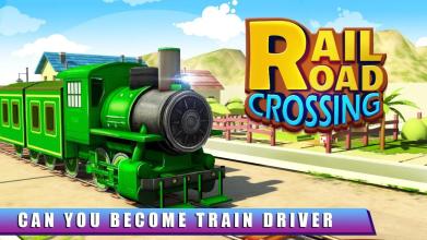 Railroad Crossing Train Games截图2