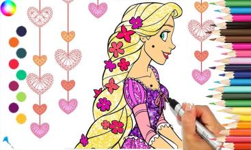 ColorMe Coloring Game Princess vs Witches截图1