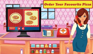 School Girl Pizza Delivery  Pizza Chef Game截图3