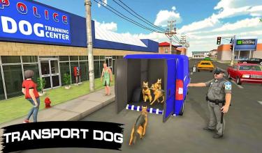 Police Dog Transport Truck Driver Simulation 3D截图3