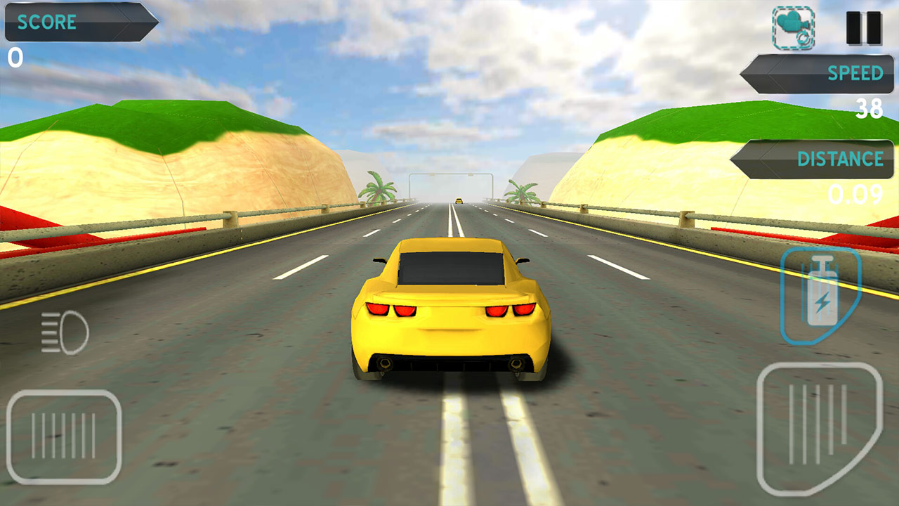 Traffic Racing Game On Beach截图3