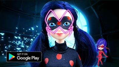 Lady Bug Super MiraculousGame Subway Cat Noir截图1
