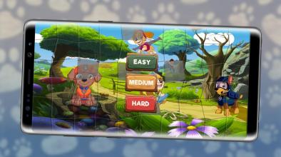 Paw Puppy Patrol Jigsaw Puzzle Game截图2