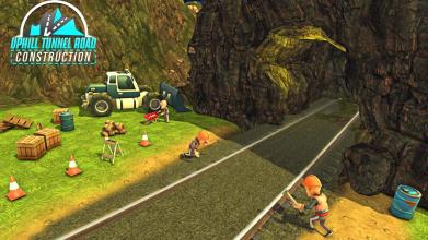 Uphill Tunnel Construction Road Builder Simulator截图3