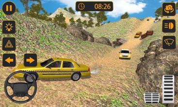 Village Taxi Game  Hill Climb Race截图3