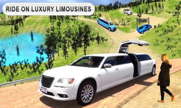 Limousine Taxi Driving Game截图4