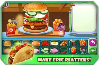 Wow Burger Shop   cooking game截图2