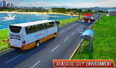 City Bus Simulator  Coach Driving Games截图1