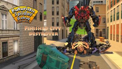 Futuristic Spider Robot Transformation Games截图2