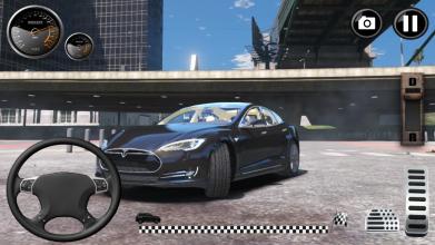 Drive Tesla Race Sim  Luxury Car 2019截图2