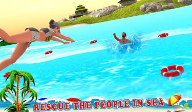 Beach Rescue Simulator  Rescue 911 Survival截图1