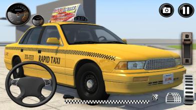 Drive Taxi Sim  Amazing City 2019截图1