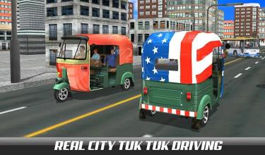 Mountain Auto Tuk Tuk driver  Offroad Rickshaw 3D截图4