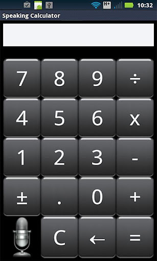 Speak n Talk Calculator Lite截图1