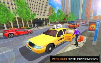 City Taxi Drive Parking Game 3D截图5