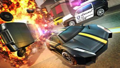 Police Car Stunts Game  Fast Pursuit Simulator 3D截图1