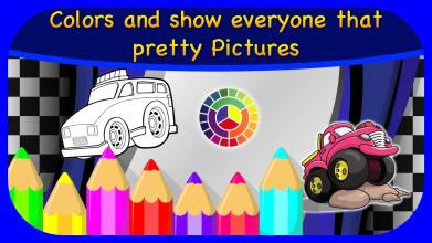 Monster Truck Coloring Book截图2