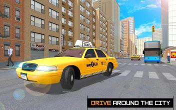 City Taxi Drive Parking Game 3D截图3