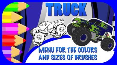 Monster Truck Coloring Book截图3