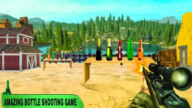 Target bottle shooting games 3D截图1