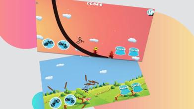 BMX Bicycle 2D Stunts Racing截图4