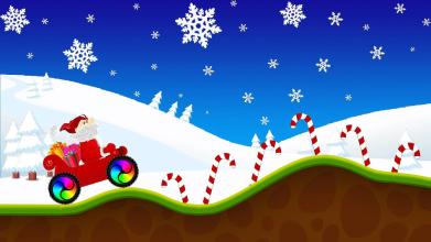 Santa Hill Climb Gifts Deliver Cart Race Adventure截图4