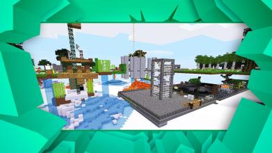 Craft 3D skyblock map quest island survival截图2