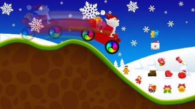 Santa Hill Climb Gifts Deliver Cart Race Adventure截图1