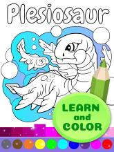 Cute Animated Dinosaur Coloring Pages截图4