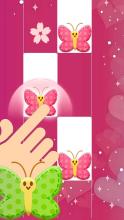 Pink Butterfly Piano  Girly Piano Tiles Butterfly截图1