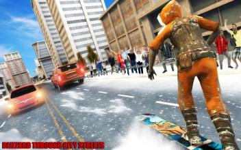 Snowboarding New York Snow City style Game截图3