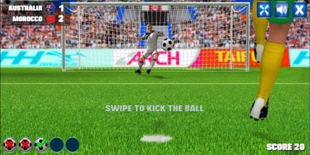 2019Football Kick Game | 3D Penlaty Shooter截图3