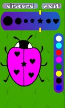 Ladybug ladybird paint app截图1