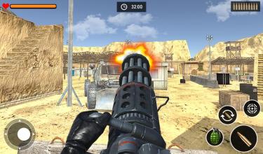 Firing Squad Desert  Gun Shooter Battleground截图5