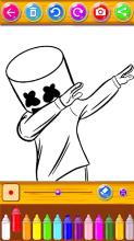 Marshmello Coloring Pages截图3