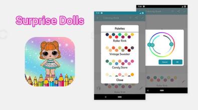 Coloring Surprise Dolls lol Page Paints For Kids截图2