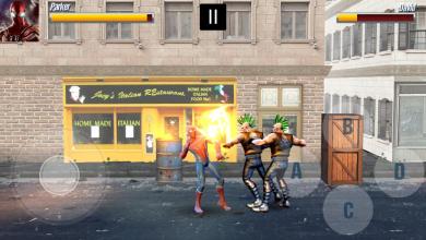 3D Street Spider Hero Fighting Game截图1