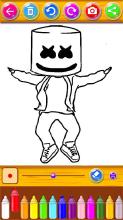 Marshmello Coloring Pages截图1