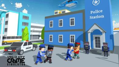 Blocky Vegas Crimes Rescue Simulator截图1