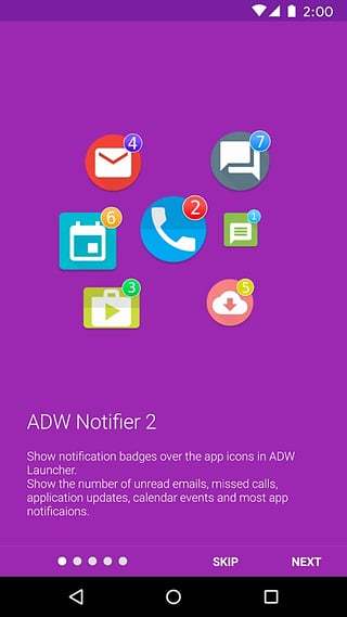 ADW启动器通知数量:ADWNotifier2截图3